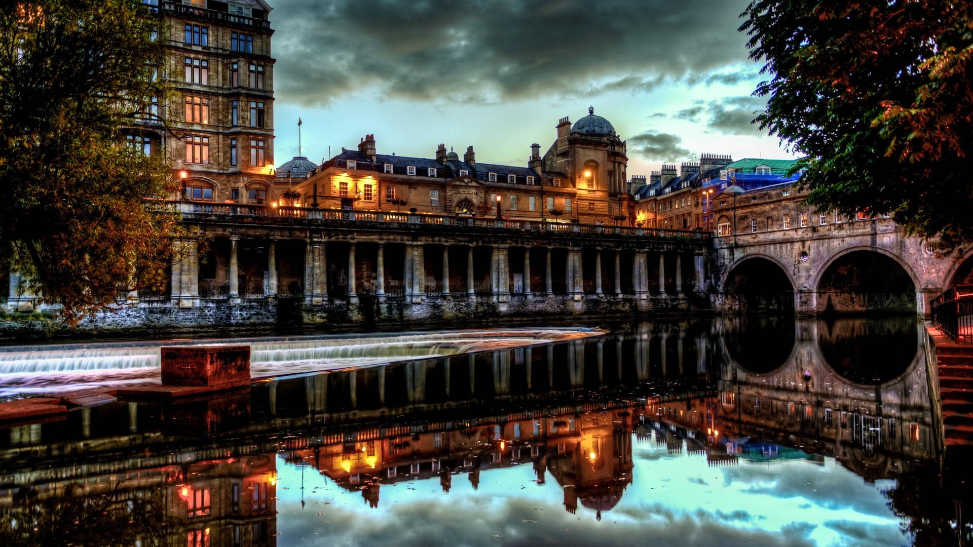 Kolkata, bridge, reflection, Full HD Desktop Wallpaper