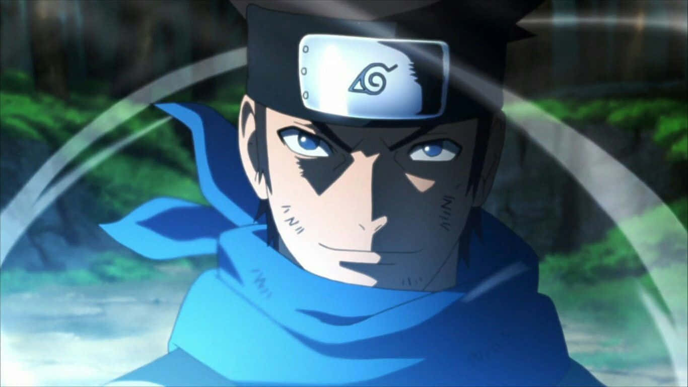 Konohamaru Sarutobi, blue eyes, blue scarf, HD Desktop Wallpaper