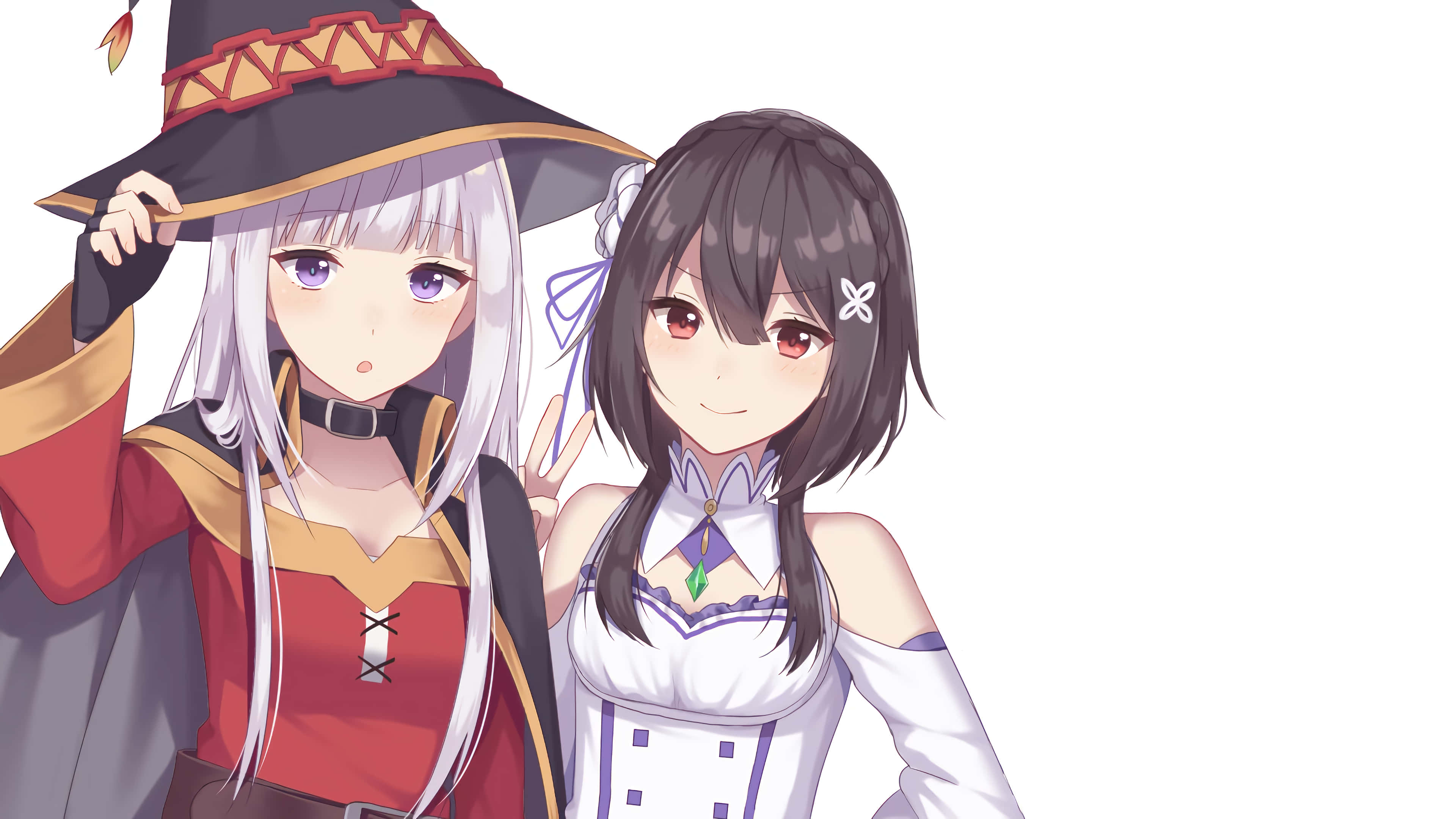 Konosuba, 4K, witch outfit, 4K Desktop Wallpaper