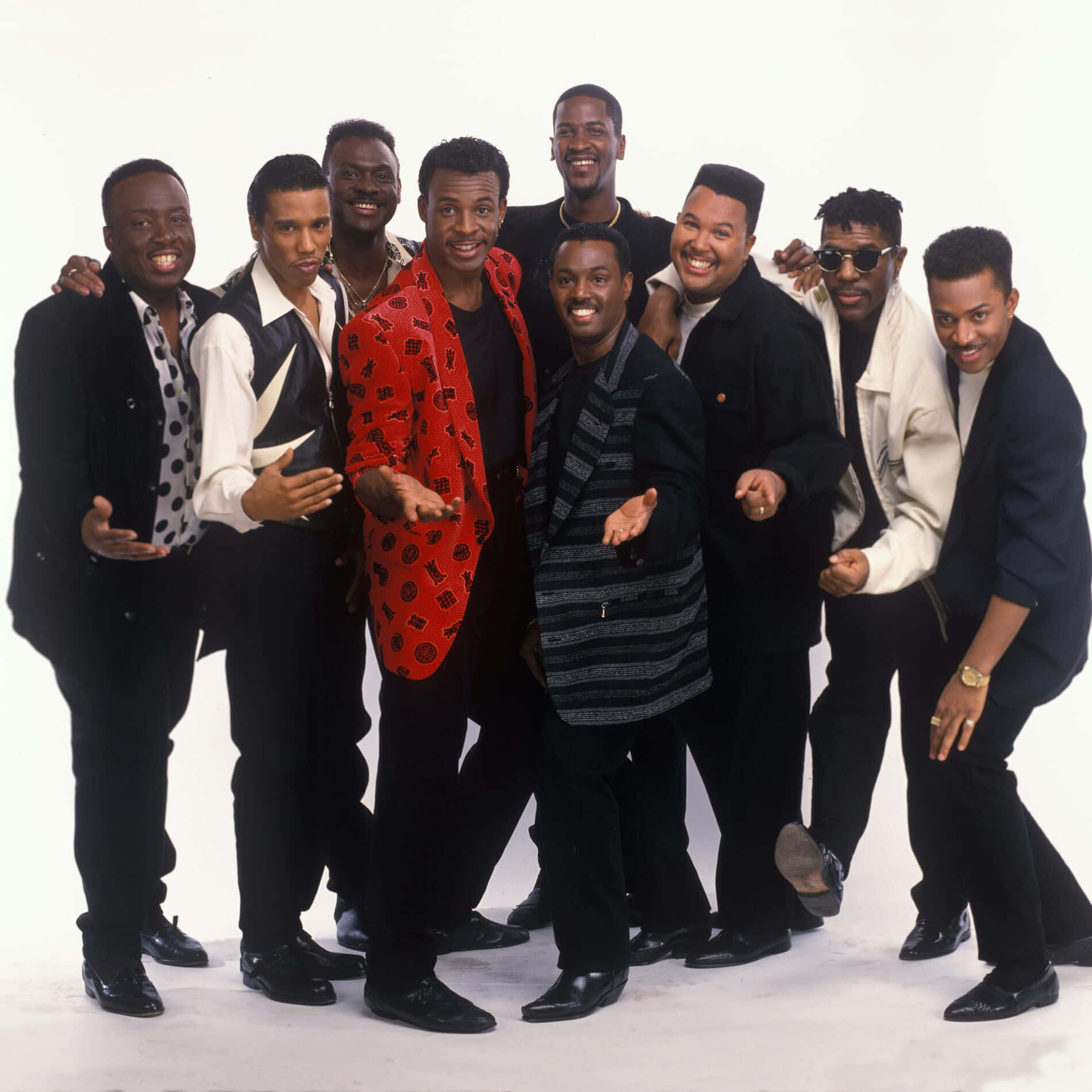 Kool And The Gang, 1980s, bold patterned jackets, HD Desktop Wallpaper