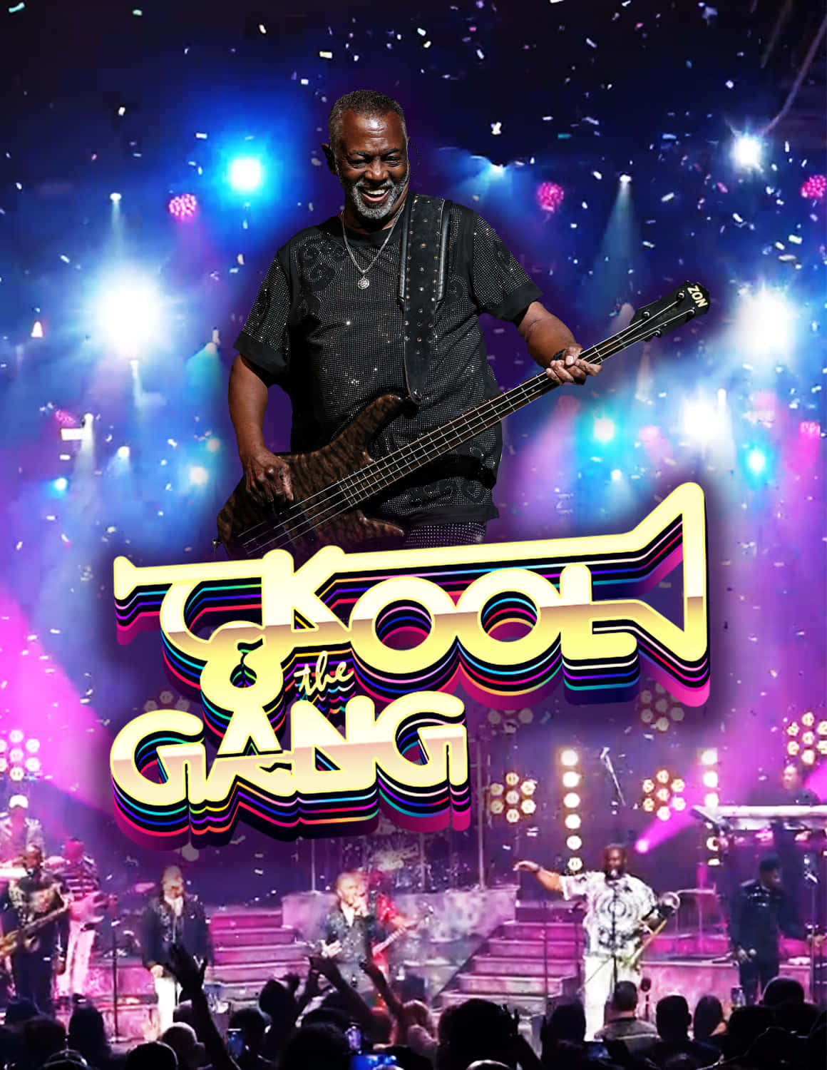 Kool & The Gang, bassist, black shirt, HD Phone Wallpaper