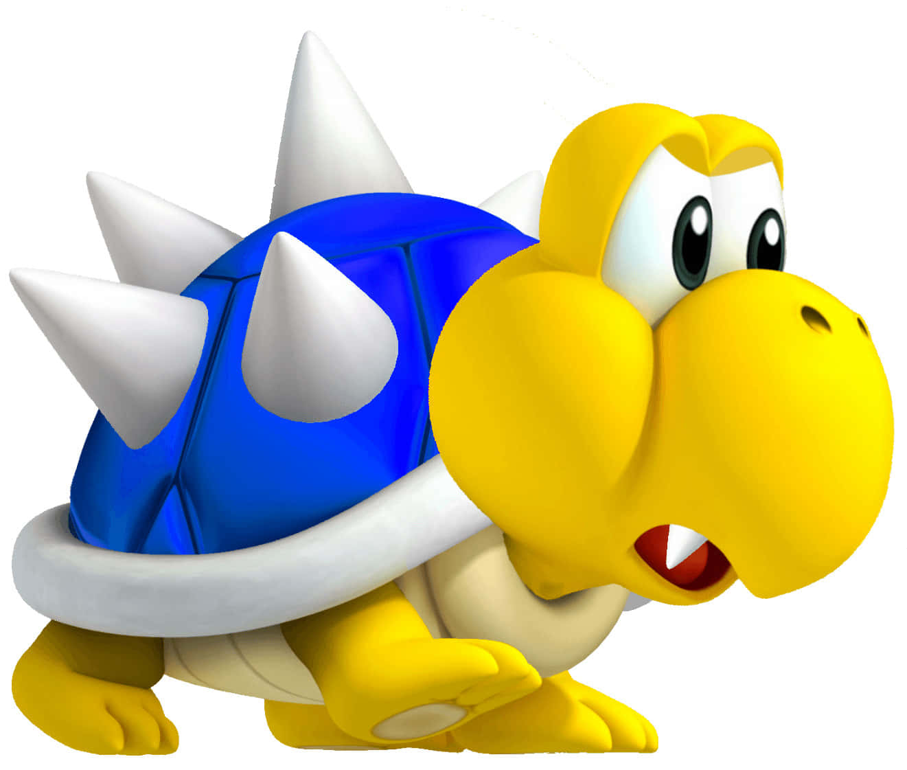 Koopa Troopa, yellow, blue spiked shell, HD Desktop Wallpaper