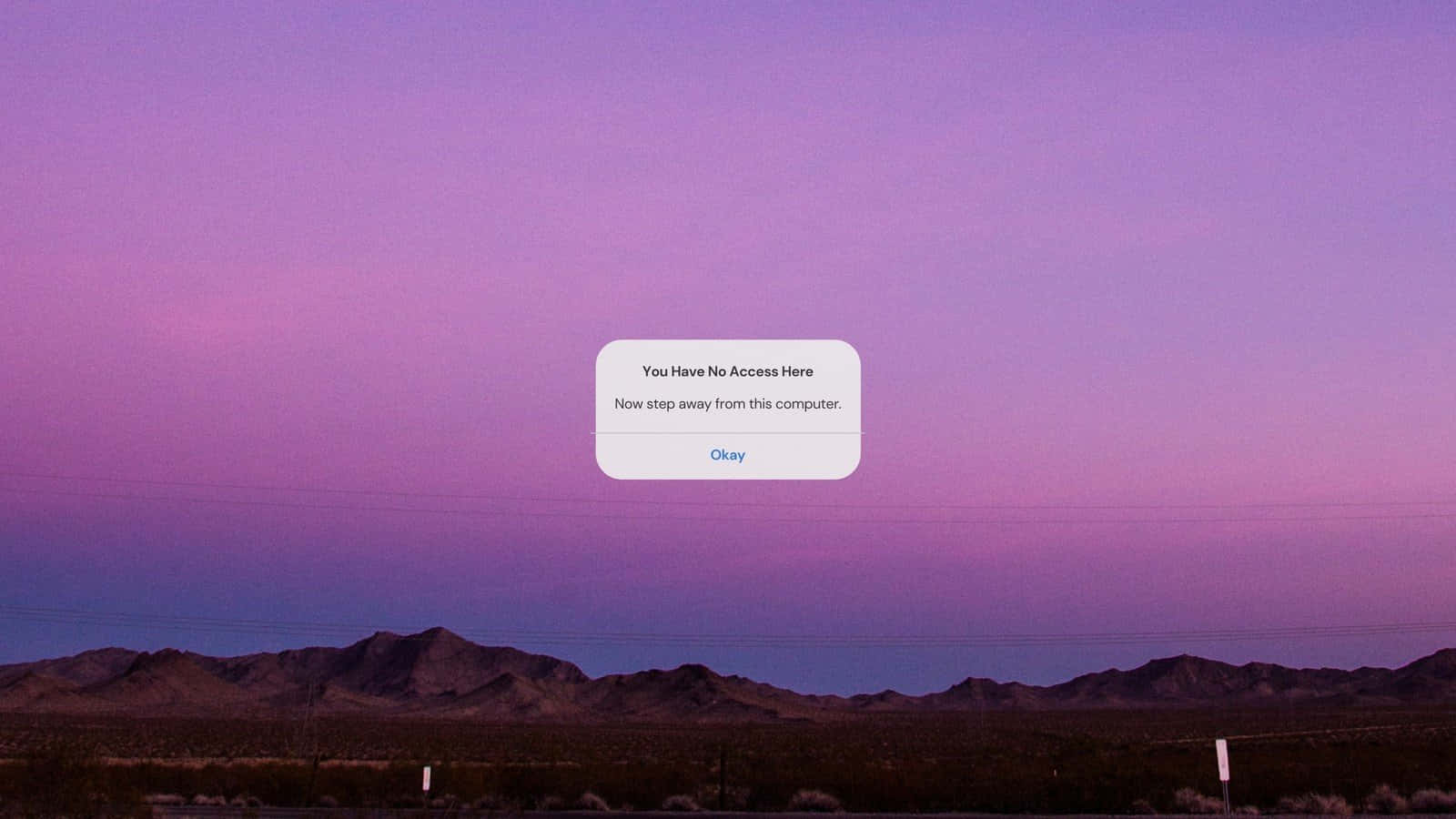 purple sky, mountains, twilight desert landscape, HD Desktop Wallpaper