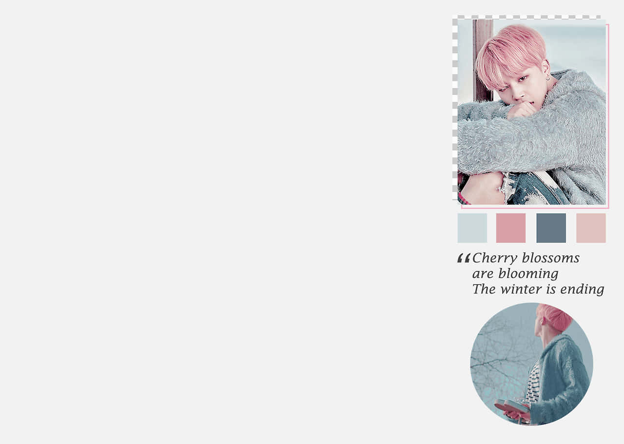 pink hair, pink clothes, fuzzy gray sweater, HD Desktop Wallpaper