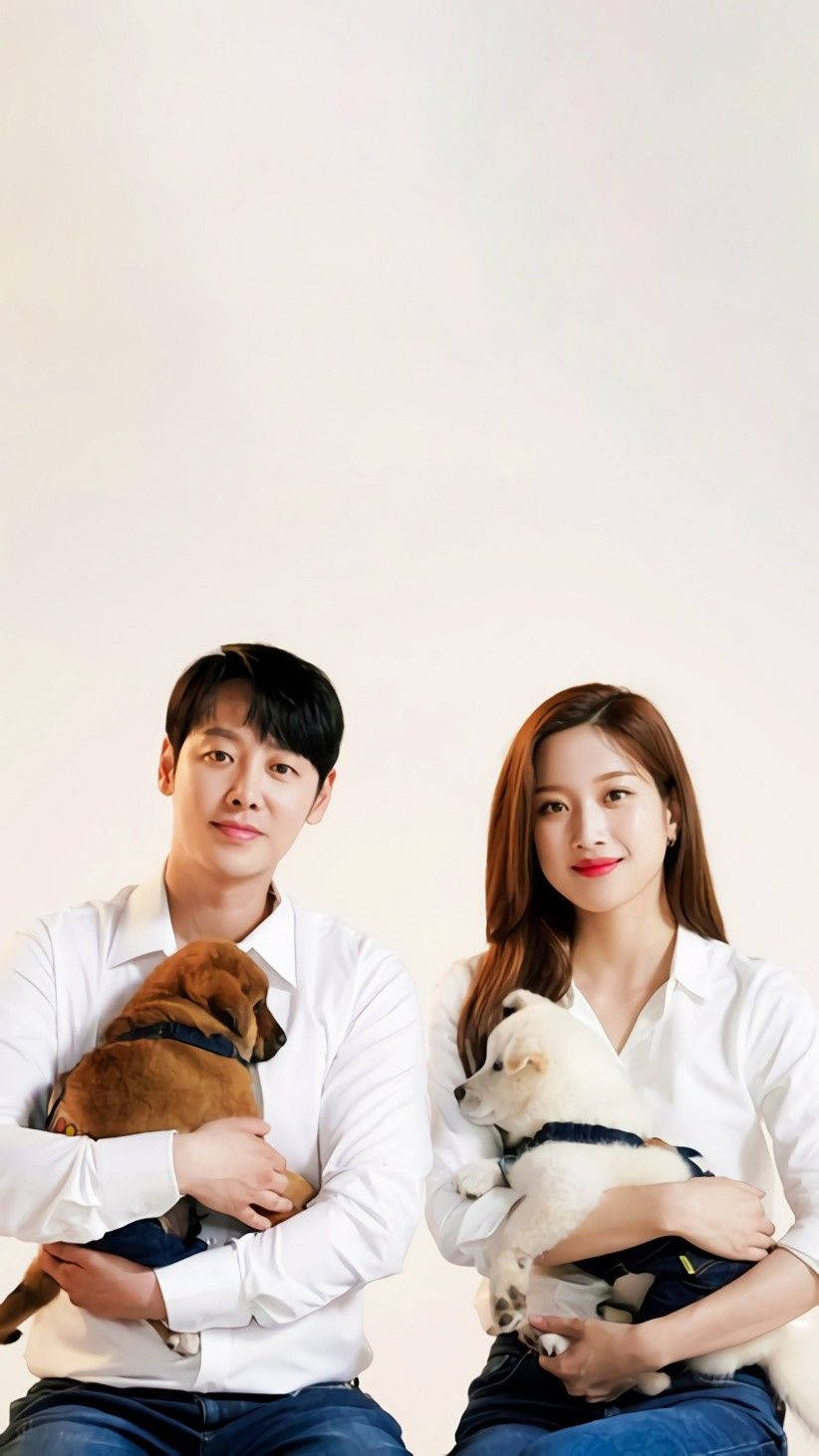 Korean Drama, couple, white shirts, HD Phone Wallpaper