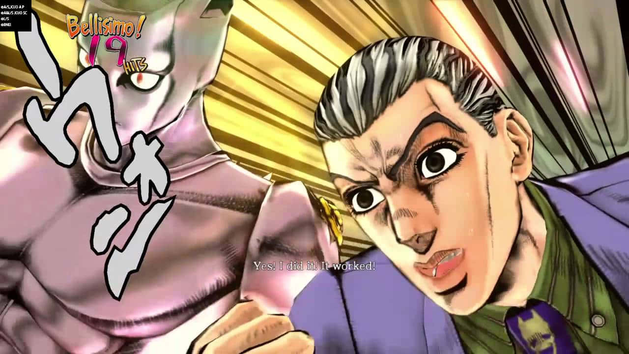 Kosaku Kawajiri, Purple Background, anime characters, HD Desktop Wallpaper