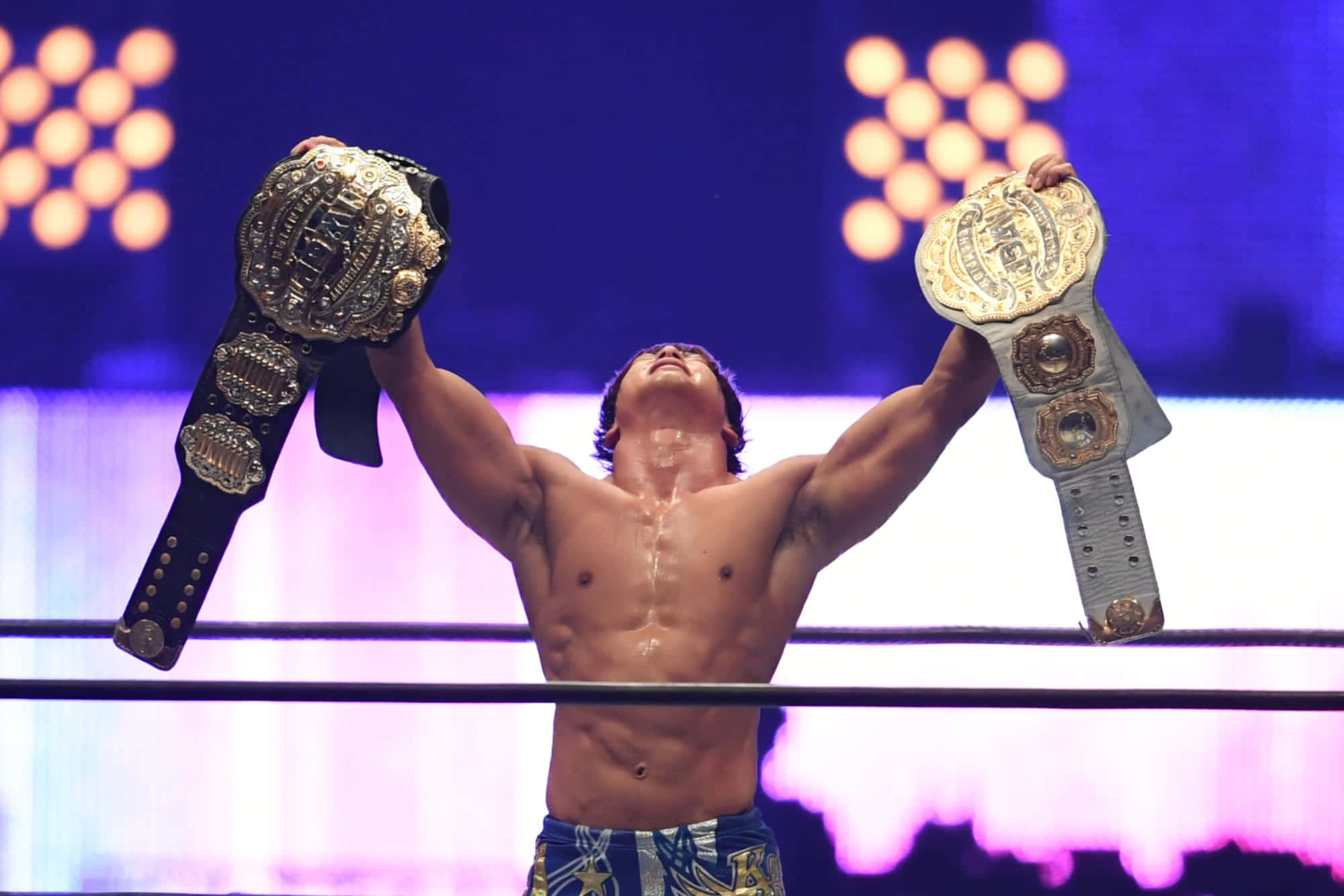 Kota Ibushi, 2021, championship belts, Full HD Desktop Wallpaper