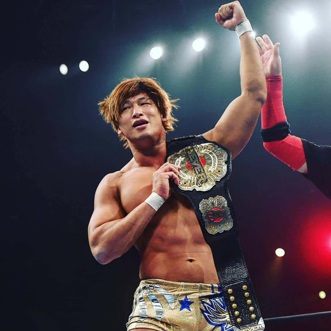 Kota Ibushi, championship belt, ring, SD Desktop Wallpaper