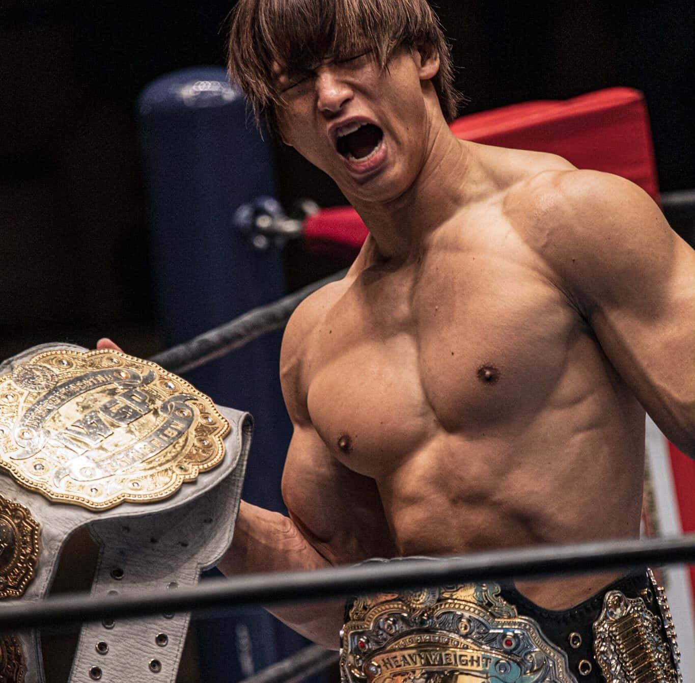Kota Ibushi, championship belt, ring, HD Desktop Wallpaper