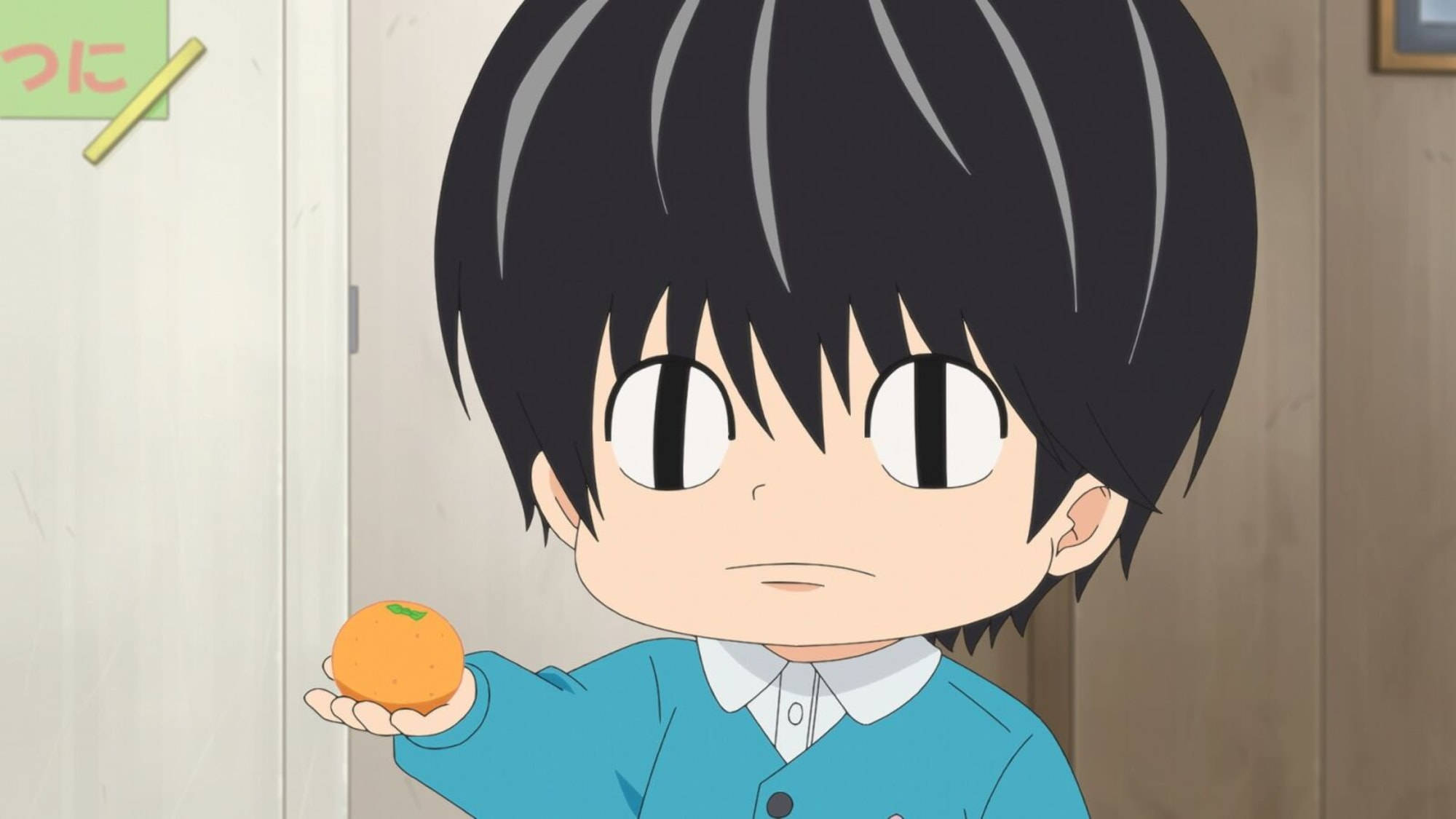 Kotaro Lives Alone, chibi anime boy, black hair, Full HD Desktop Wallpaper