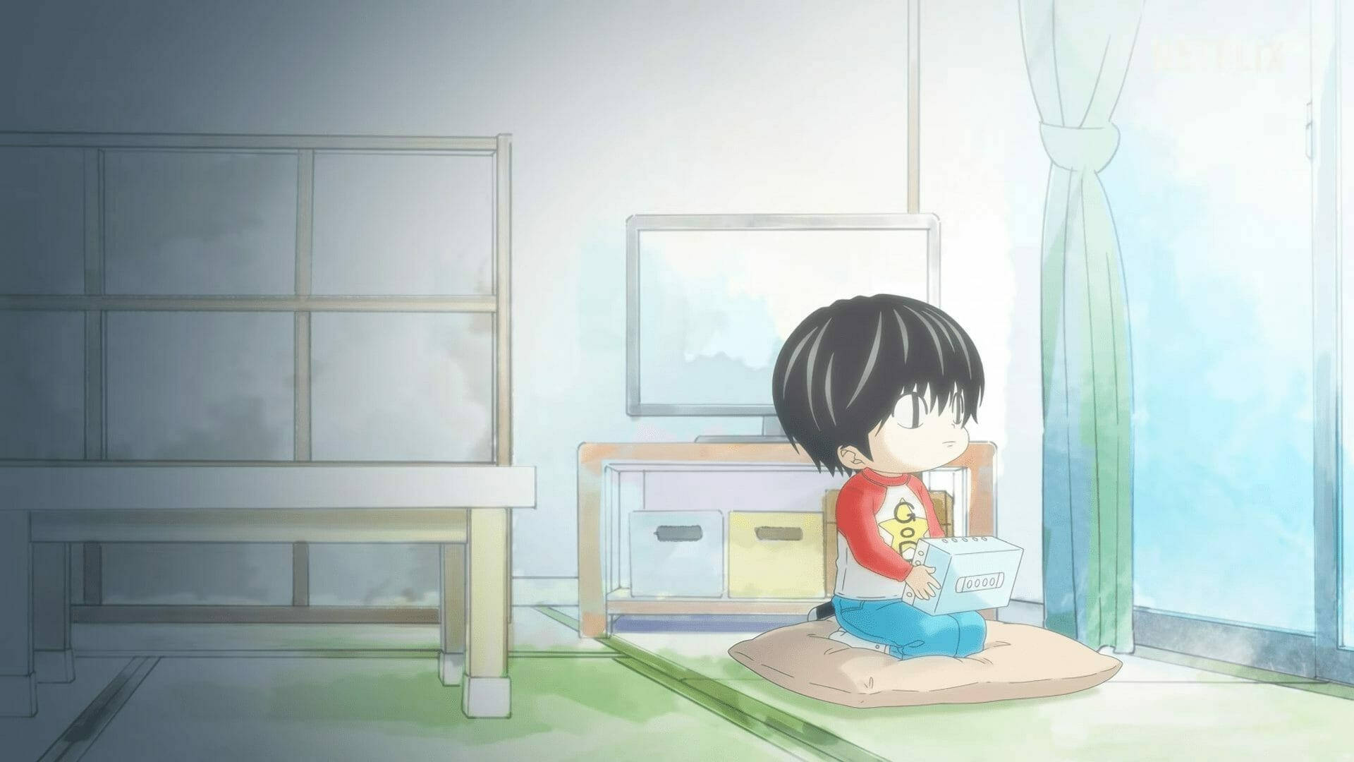 Kotaro Lives Alone, handheld game console, softly lit room, Full HD Desktop Wallpaper