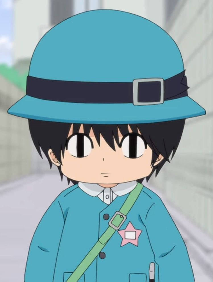 Kotaro Lives Alone, school uniform, blue uniform, SD Phone Wallpaper