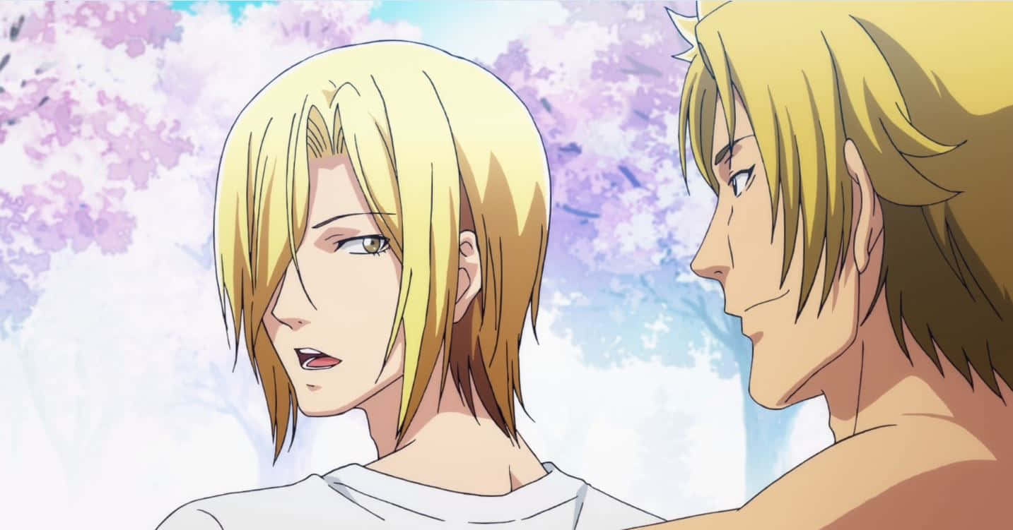 Kouhei Imamura, anime men, blonde hair, HD Desktop Wallpaper