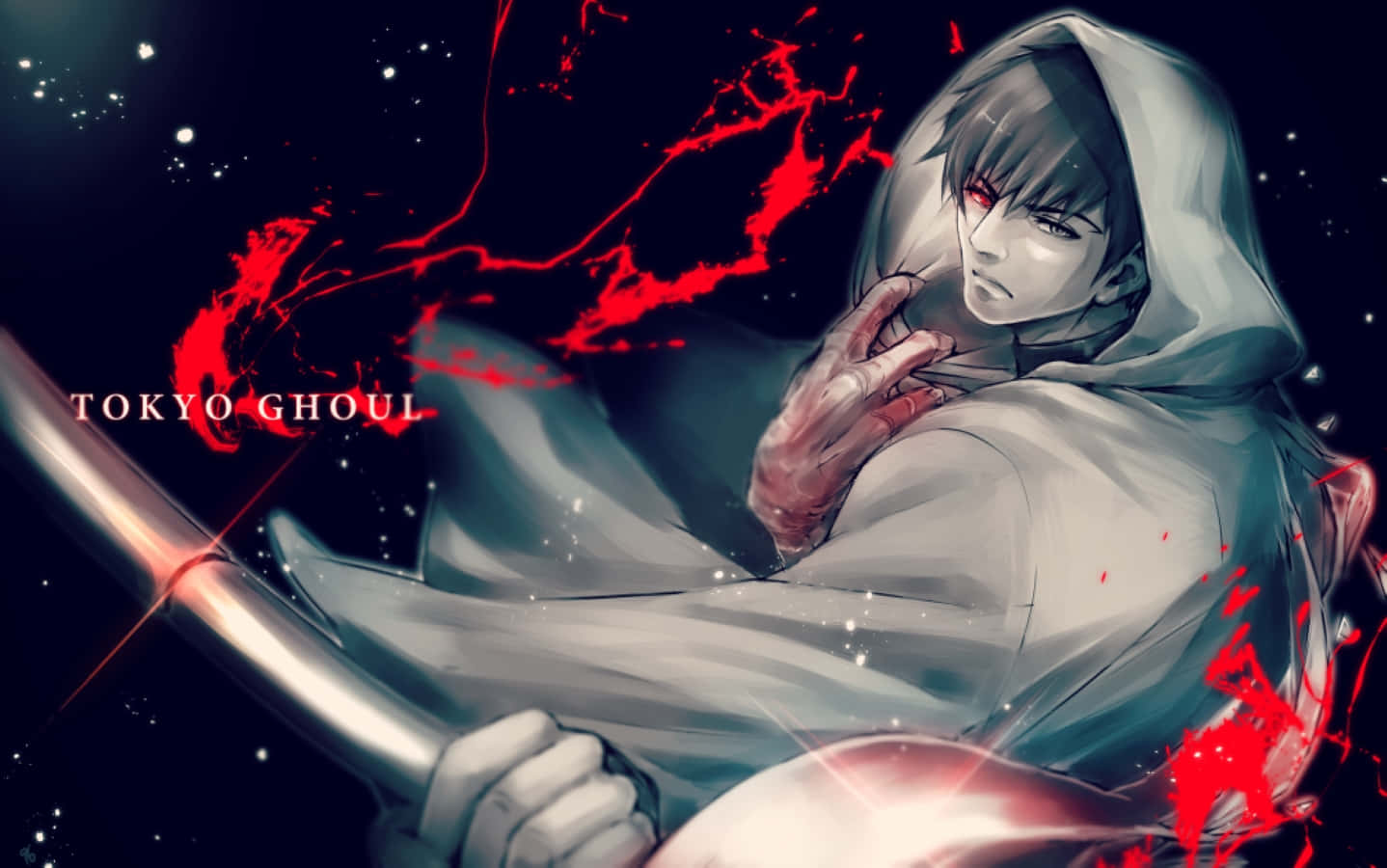 Koutarou Amon, red eyes, sword, HD Desktop Wallpaper