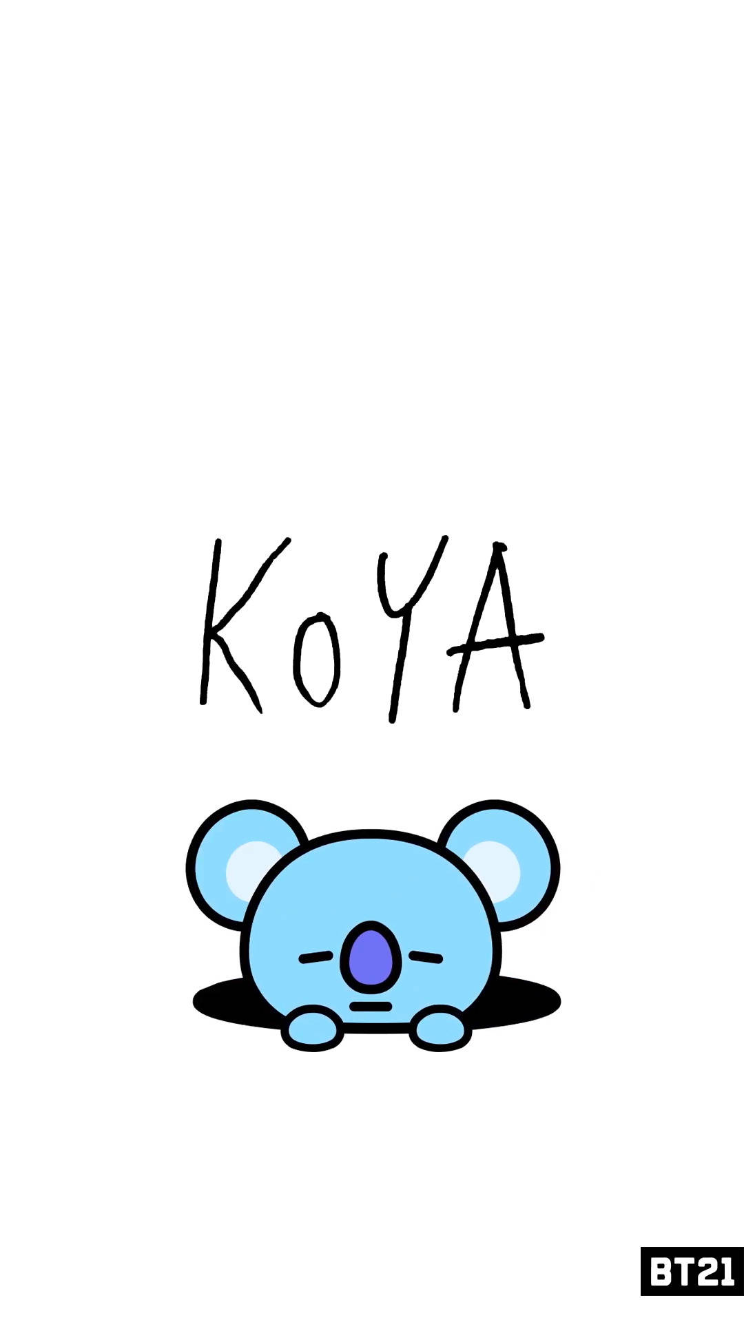 Koya, BT21, white, Full HD Phone Wallpaper