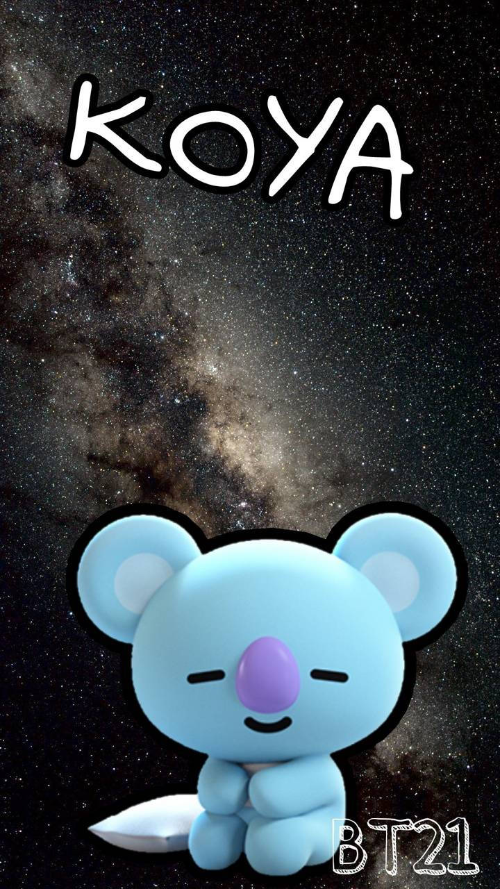 Koya, BT21, galaxy, HD Phone Wallpaper