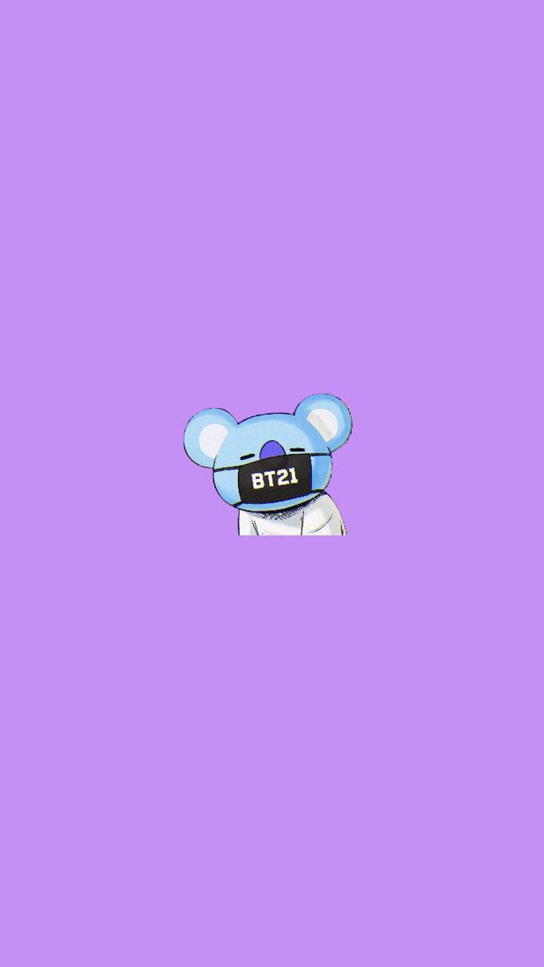 Koya BT21, purple, lavender, Full HD Phone Wallpaper