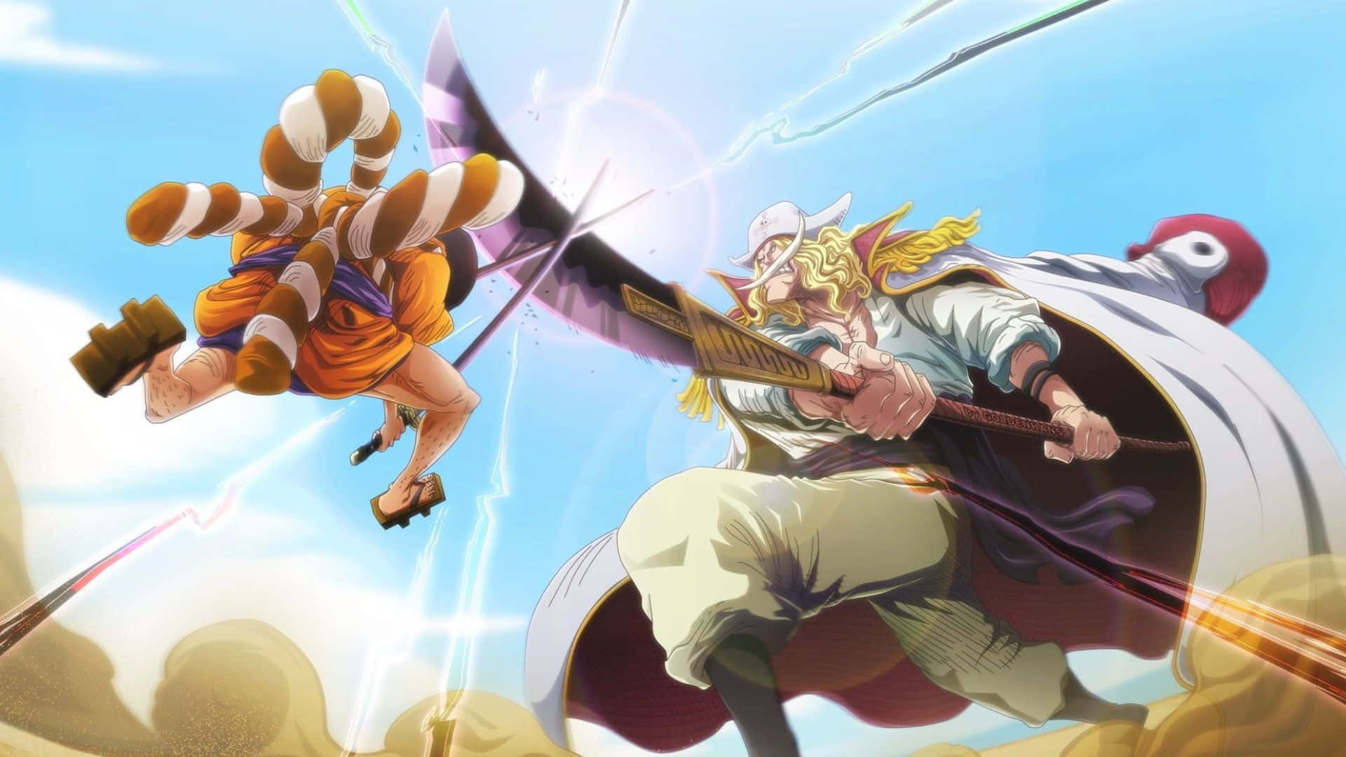 Kozuki Oden, anime warriors, glowing swords, Full HD Desktop Wallpaper