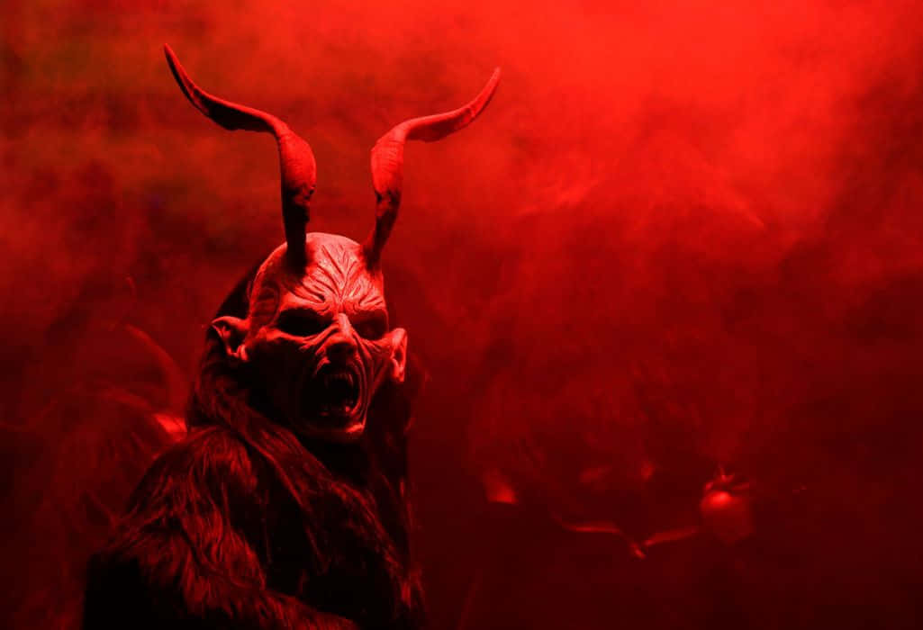 Krampus, red haze, dramatic lighting, SD Desktop Wallpaper