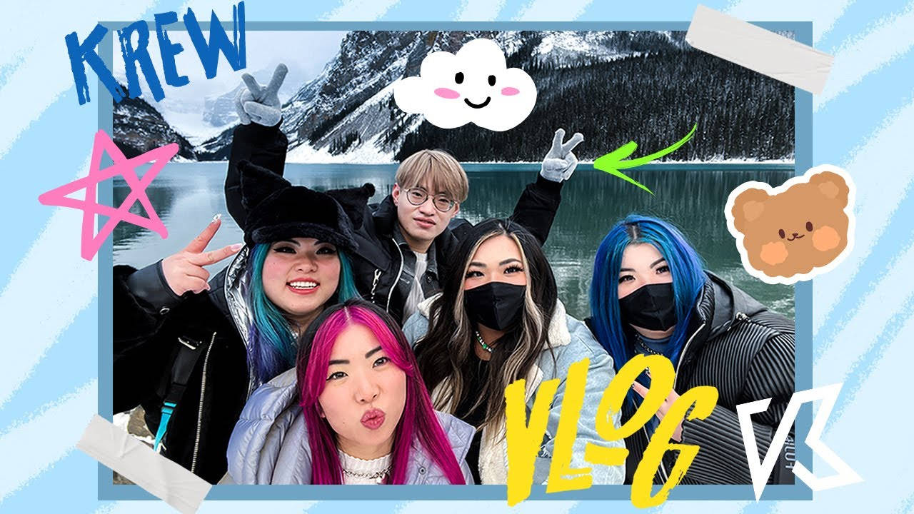 The Krew, real faces, colorful hair, HD Desktop Wallpaper