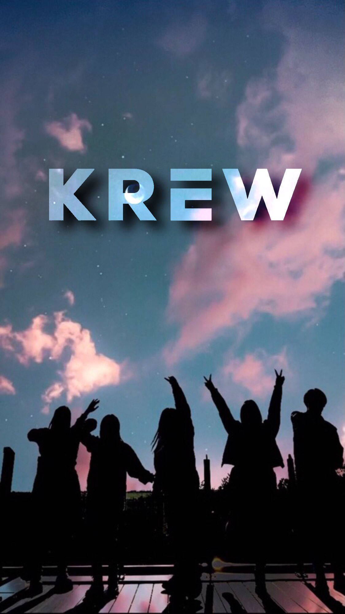 The Krew, silhouette, twilight sky, Full HD Phone Wallpaper