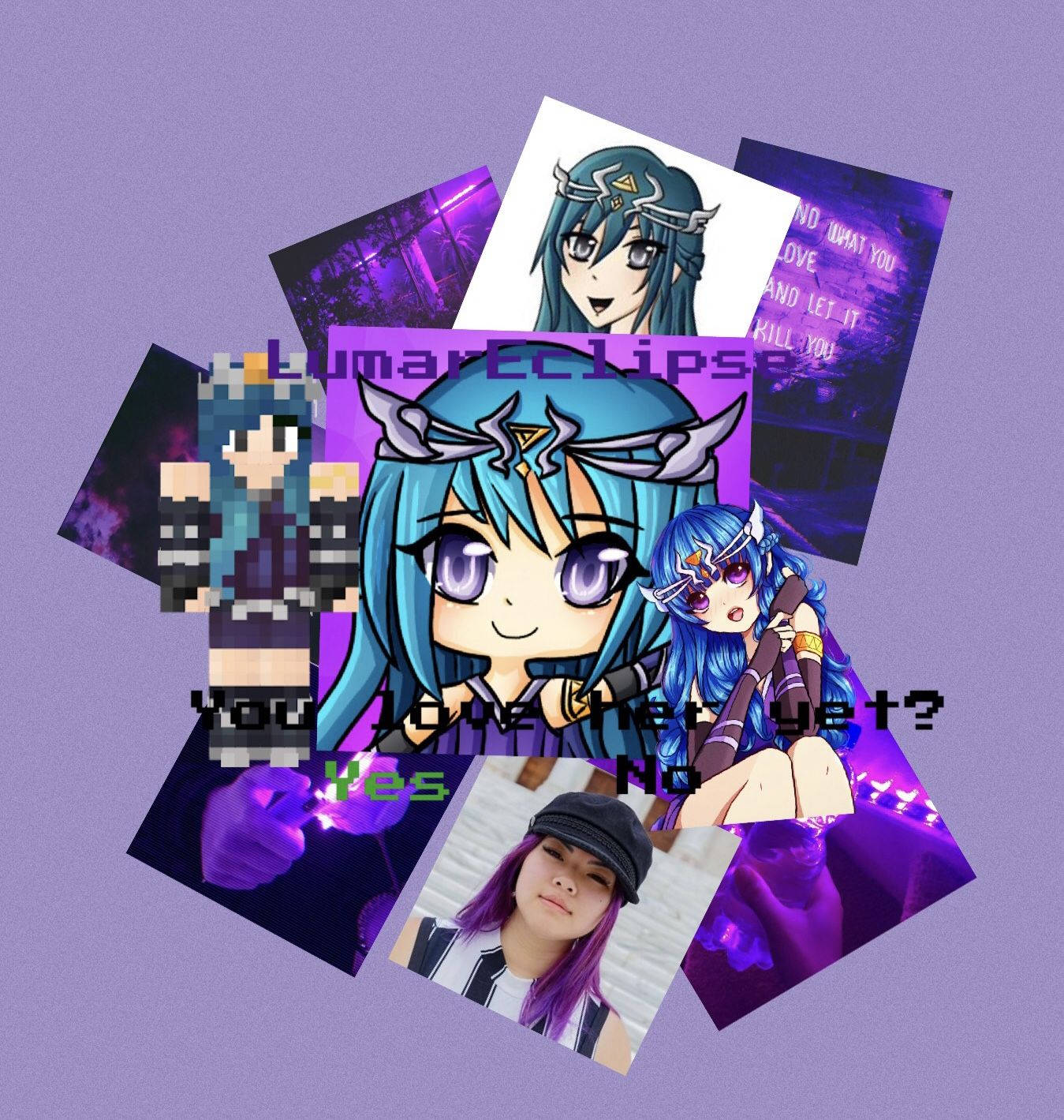 The Krew, purple, anime characters, HD Phone Wallpaper