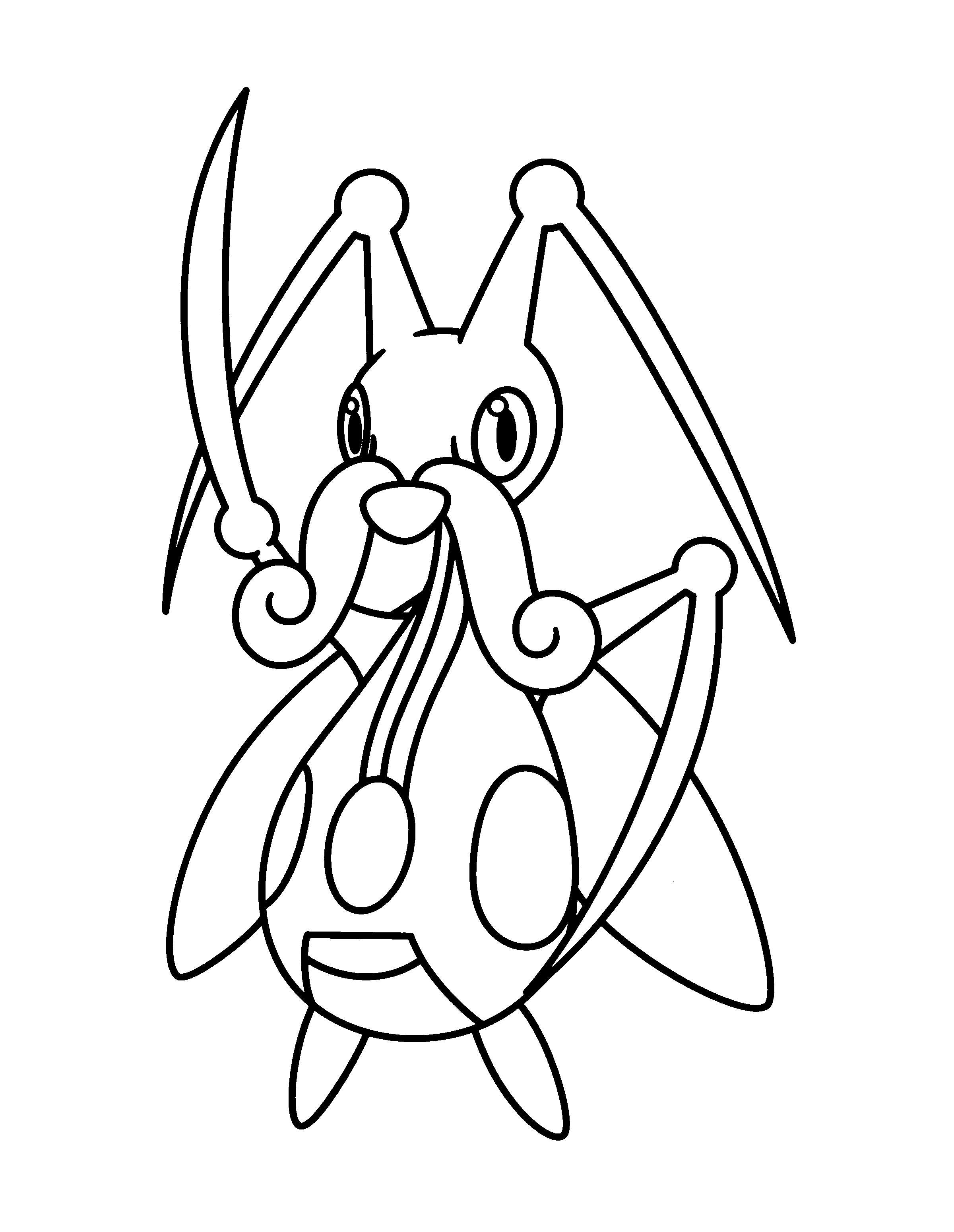 Kricketune, black and white line drawing, cartoonish bat-like creature, 2K Phone Wallpaper