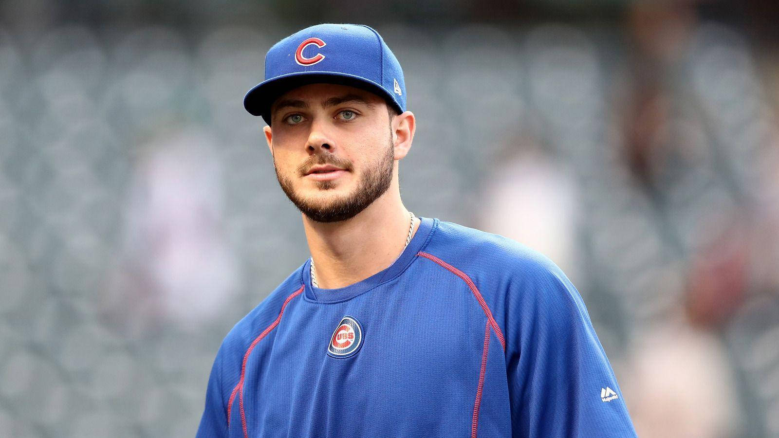 Kris Bryant, blue Chicago Cubs uniform, baseball player, HD Desktop Wallpaper