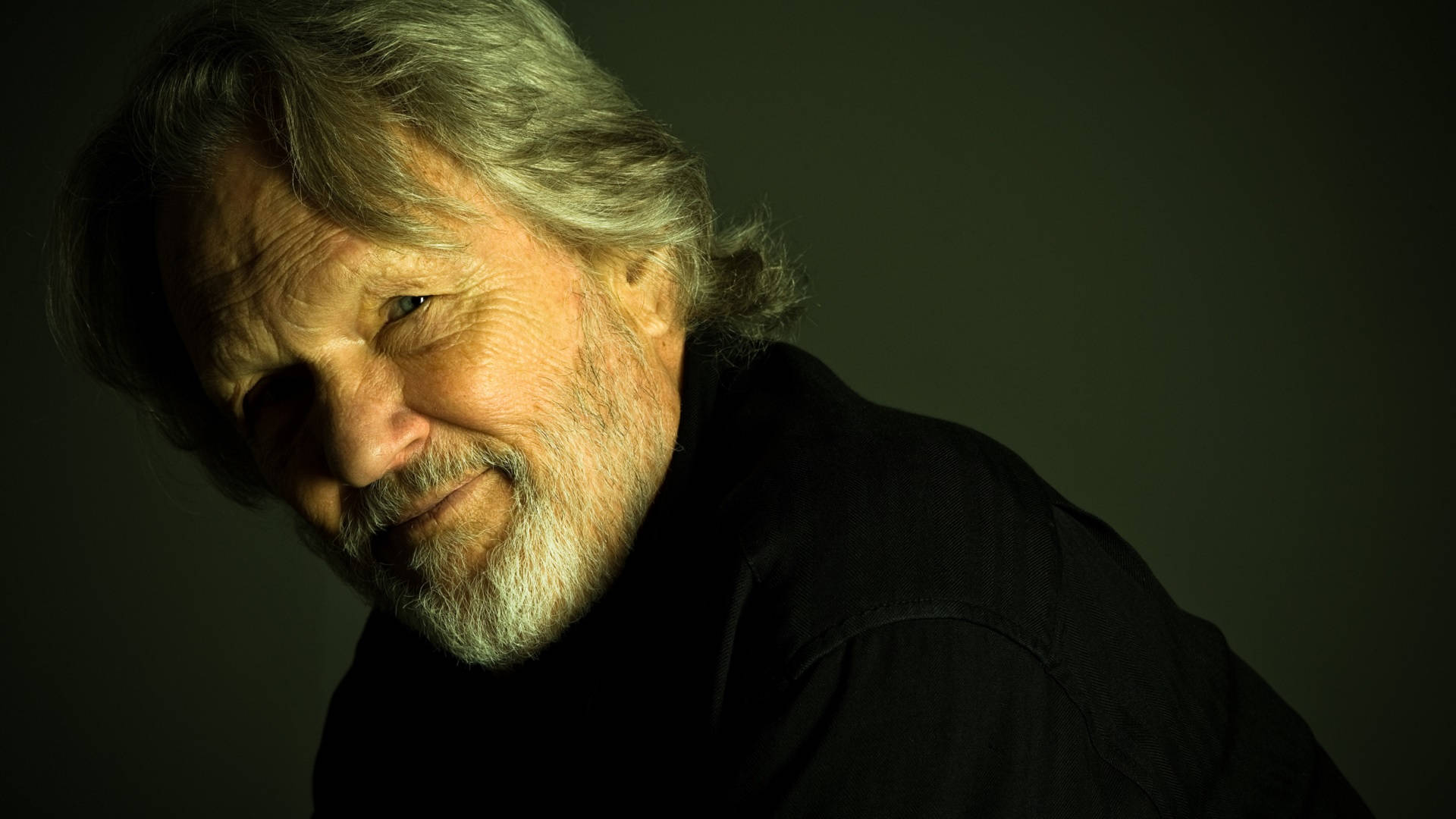 Kris Kristofferson, American Singer, gray hair, Full HD Desktop Wallpaper