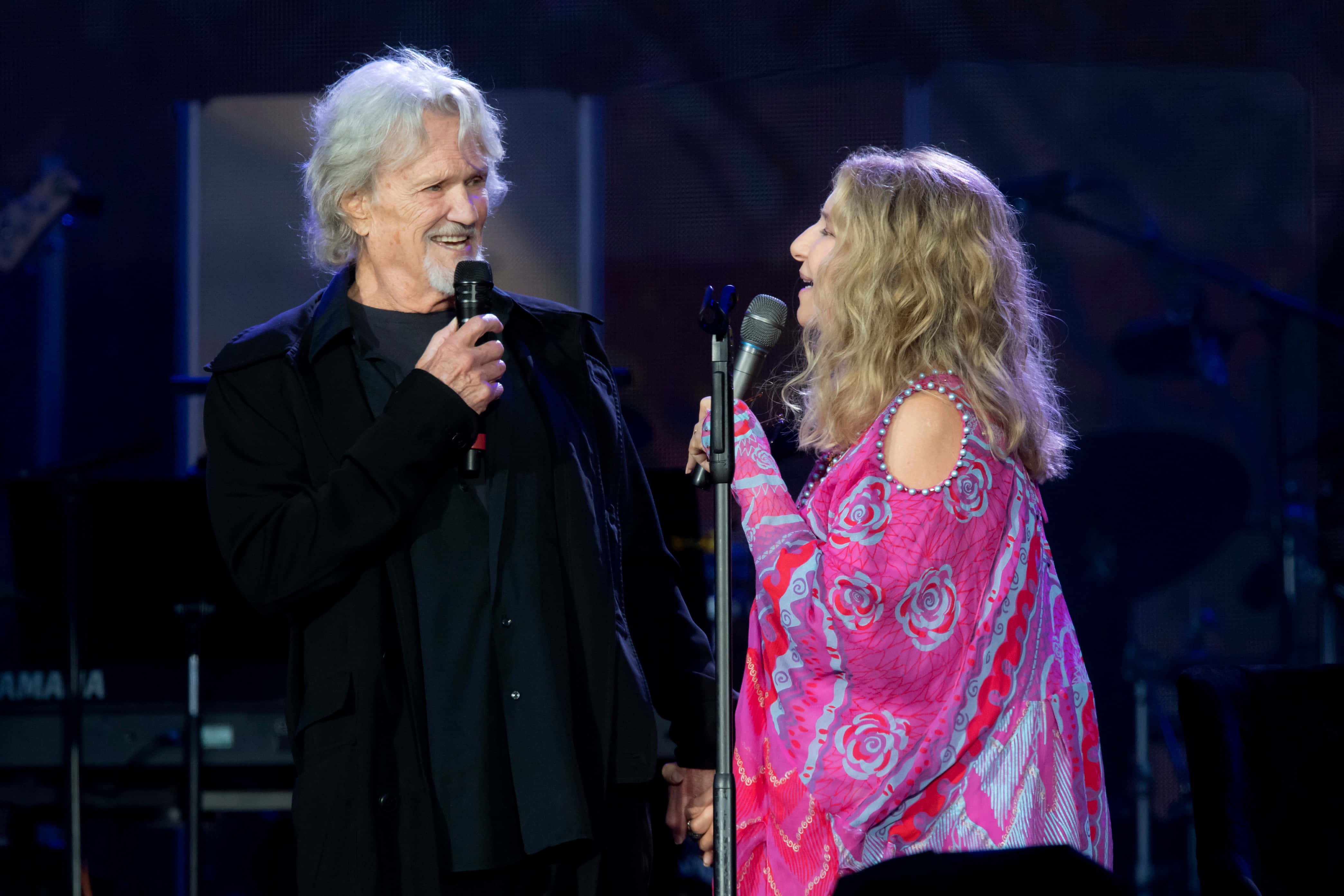 Kris Kristofferson, duet performance, stage, 4K Desktop Wallpaper