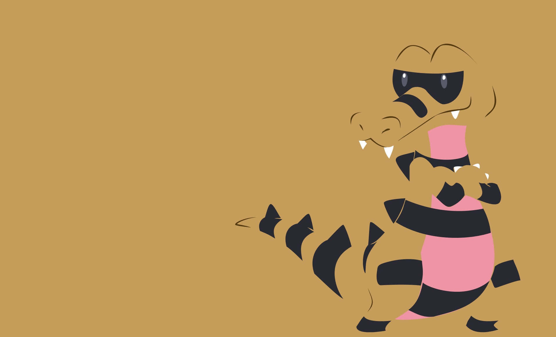 Krokorok, sunglasses, pink and black striped shirt, HD Desktop Wallpaper