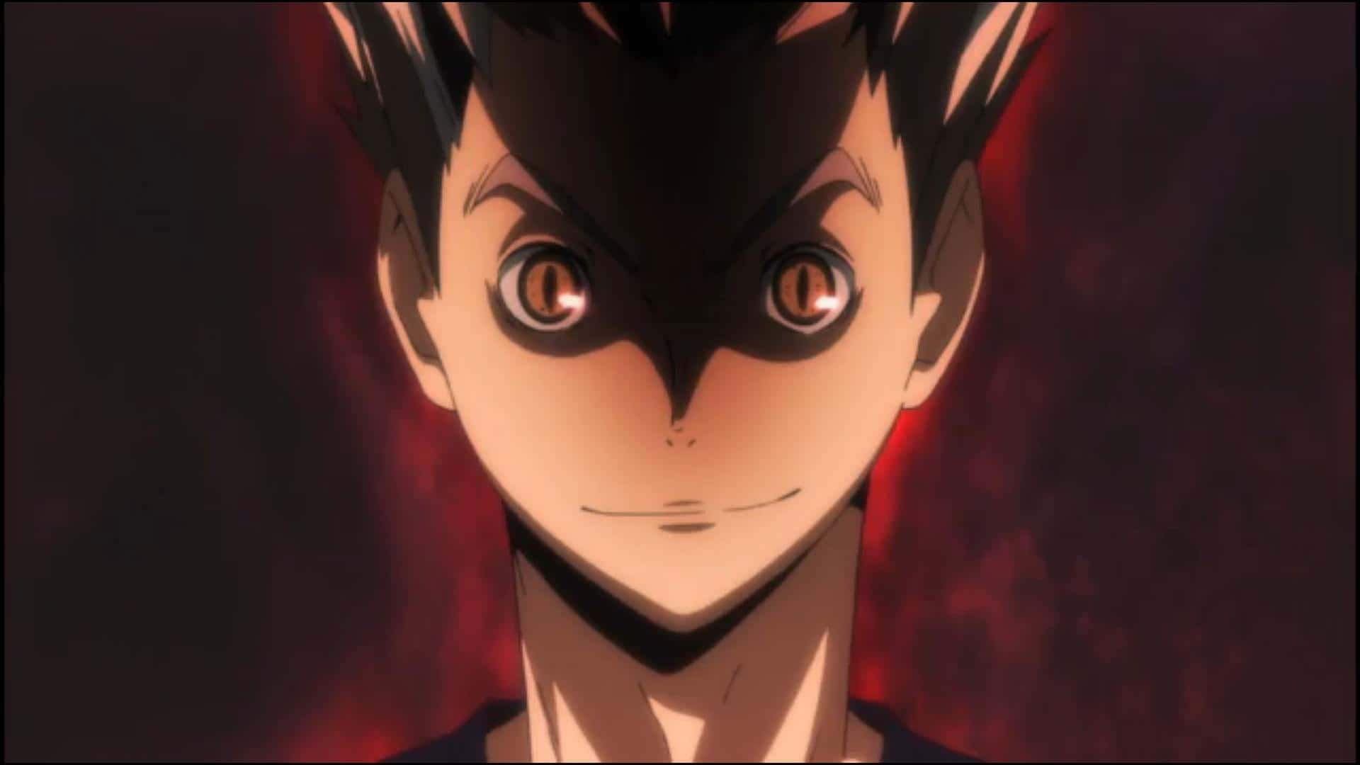 Ktar Bokuto, orange eyes, spiky black hair, Full HD Desktop Wallpaper