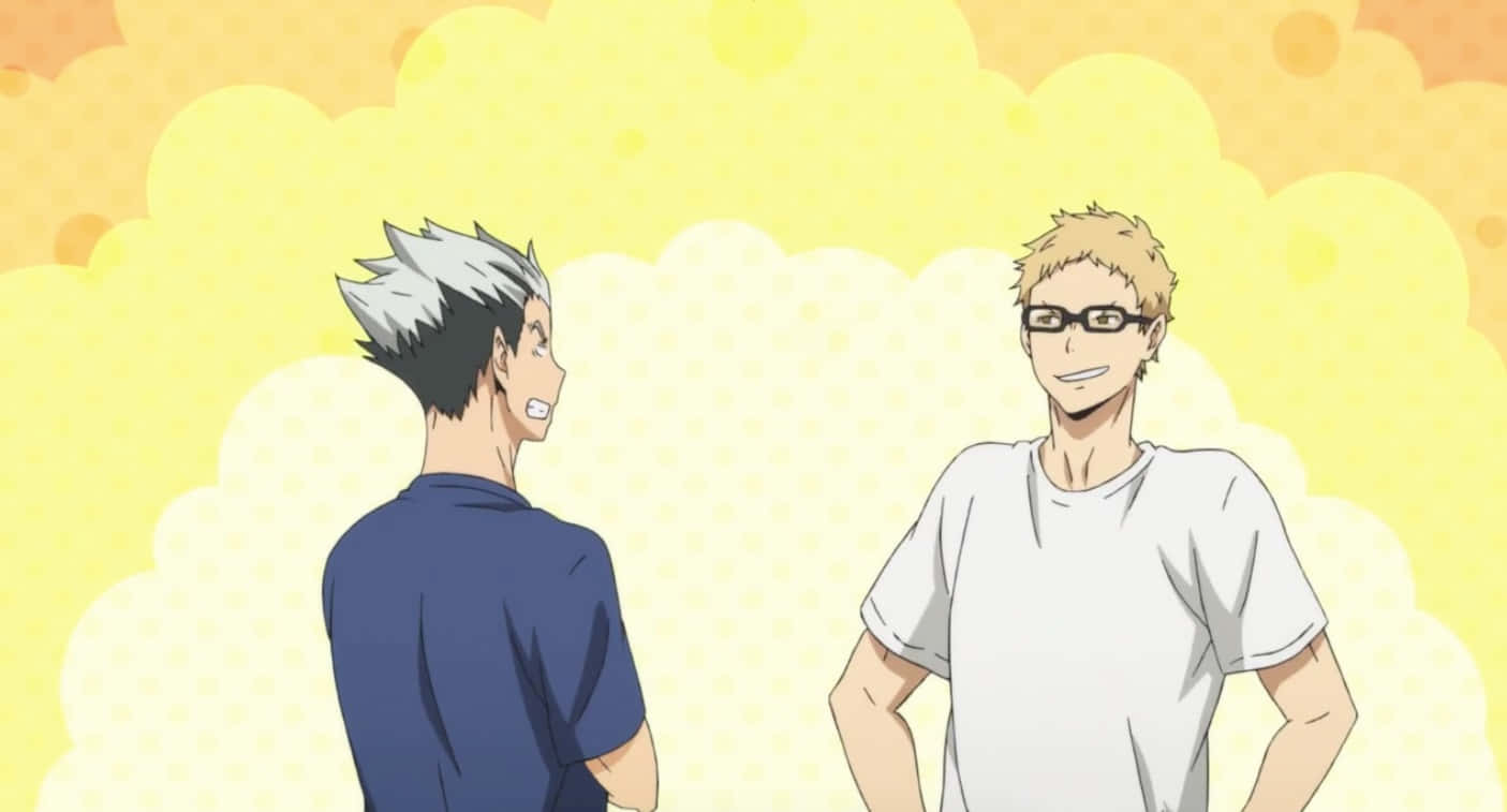 Ktar Bokuto, anime boys, glasses, HD Desktop Wallpaper