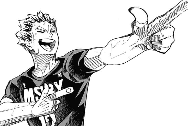 Ktar Bokuto, anime character, jersey, SD Desktop Wallpaper