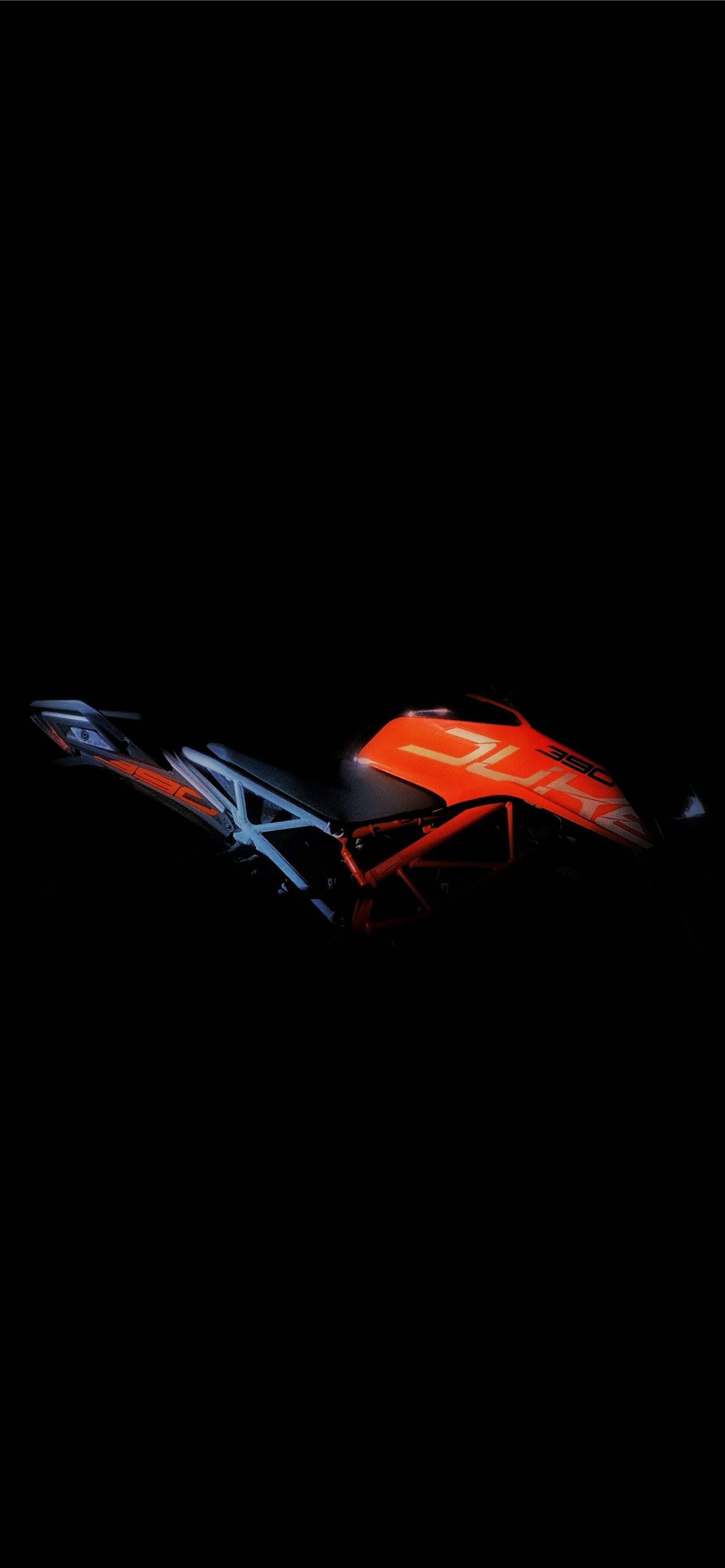 KTM RC 390, orange, blue, 2K Phone Wallpaper