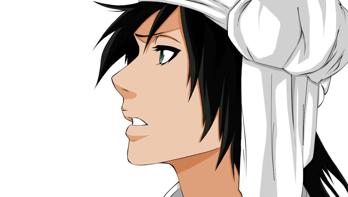 Kukaku Shiba, black hair, green eyes, SD Desktop Wallpaper