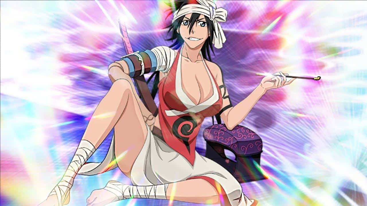 Kukaku Shiba, black hair, white headband, HD Desktop Wallpaper