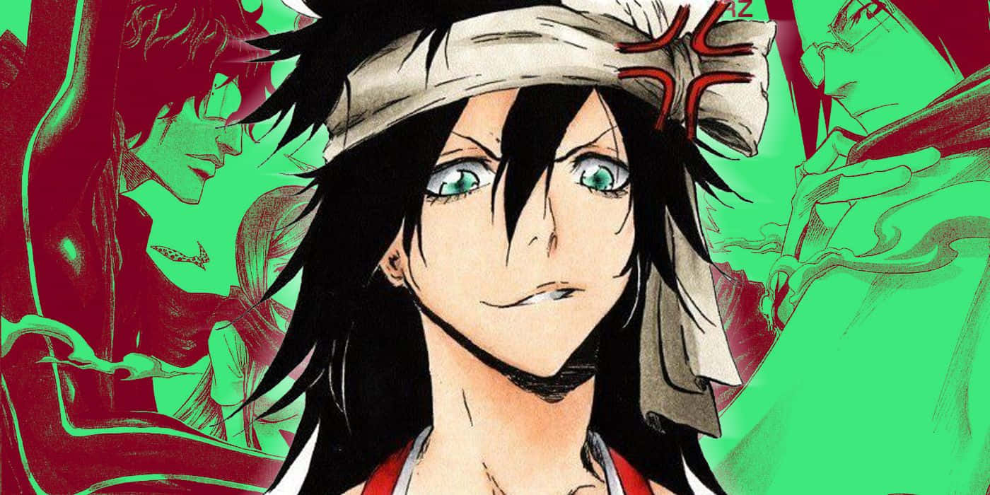 Kukaku Shiba, green eyes, black hair, HD Desktop Wallpaper
