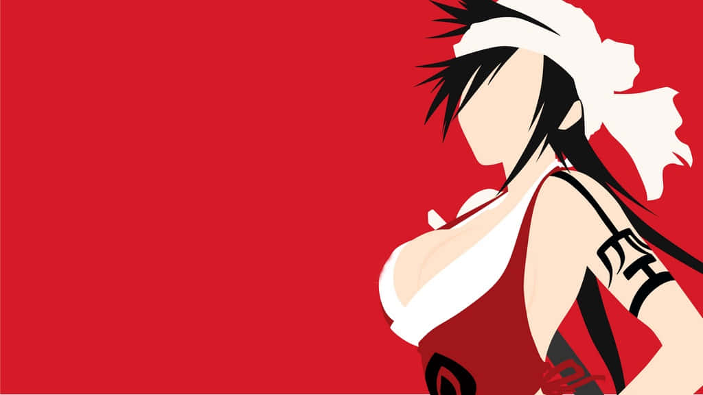 Kukaku Shiba, black hair, white headband, SD Desktop Wallpaper