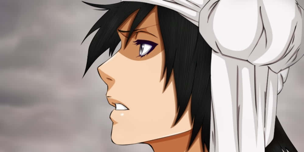 Kukaku Shiba, black hair, purple eyes, SD Desktop Wallpaper