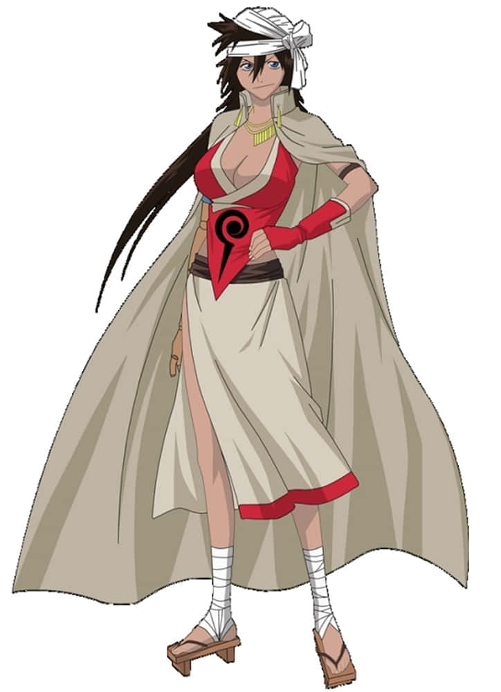 Kukaku Shiba, dark hair, white headwrap, SD Phone Wallpaper