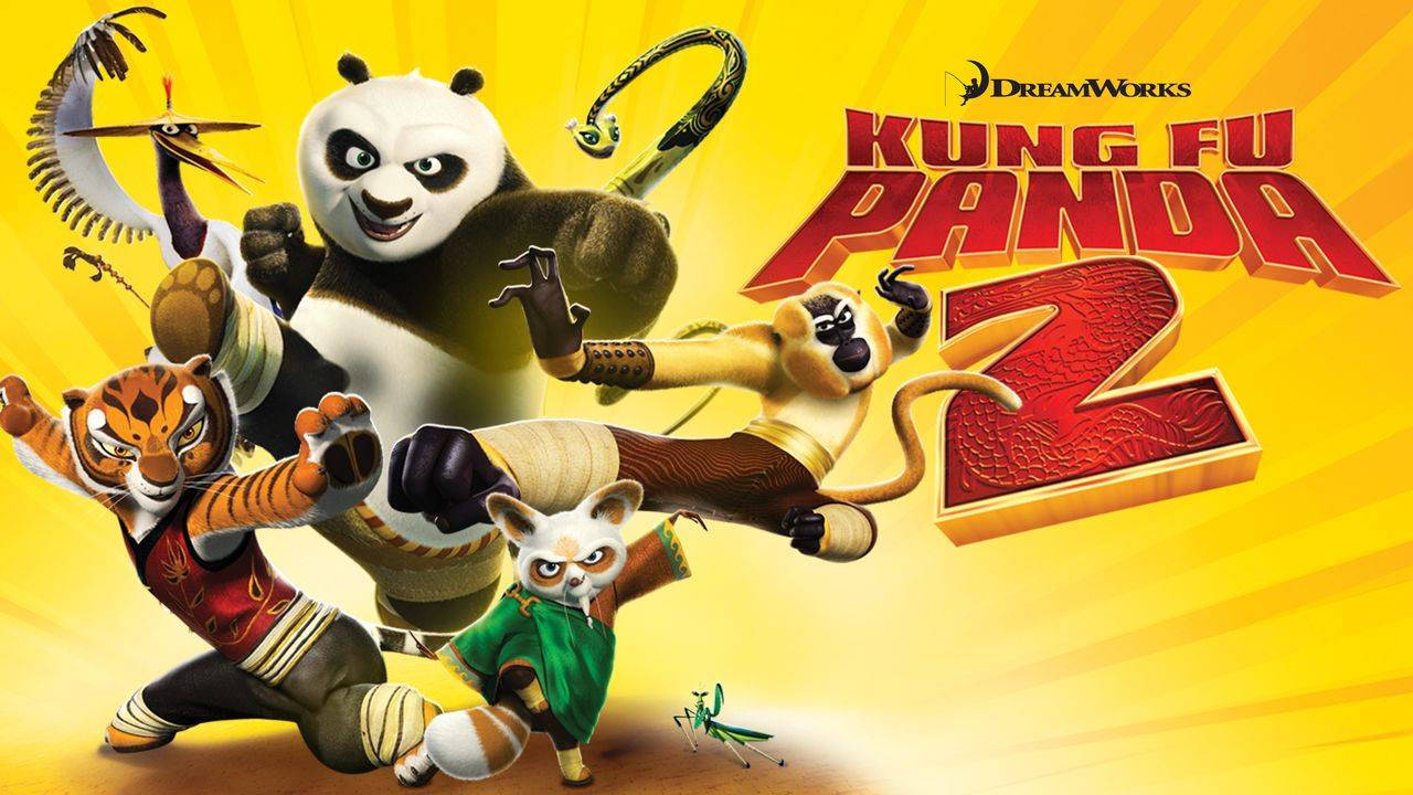 Kung Fu Panda 2, characters, dynamic martial arts poses, HD Desktop Wallpaper
