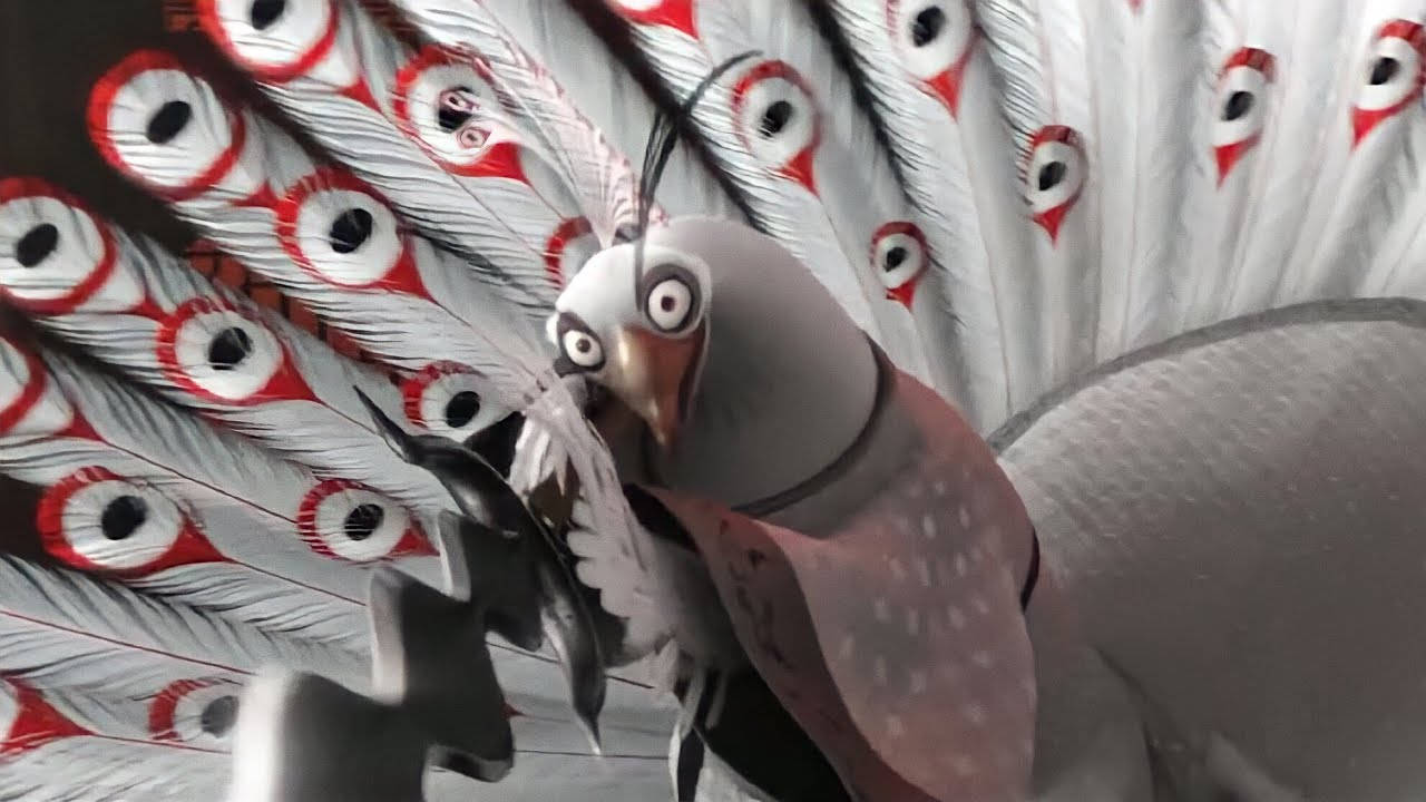 Kung Fu Panda 2, antagonist sword, cartoon peacock, HD Desktop Wallpaper