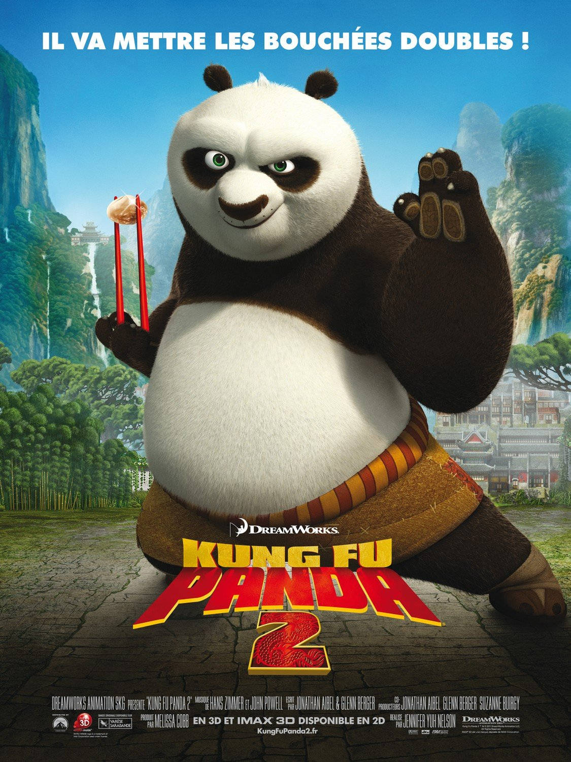 Kung Fu Panda 2, chopsticks, dimsum, HD Phone Wallpaper