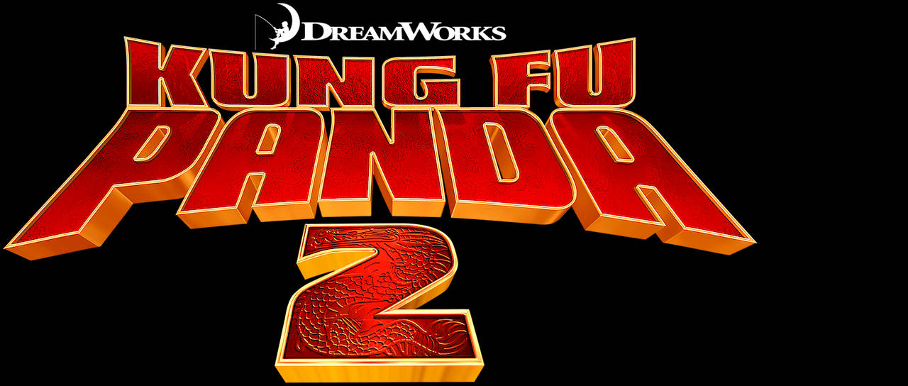 Kung Fu Panda 2, movie logo, red, HD Desktop Wallpaper