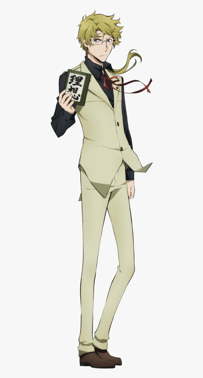 Kunikida, spiky blonde hair, glasses, HD Phone Wallpaper