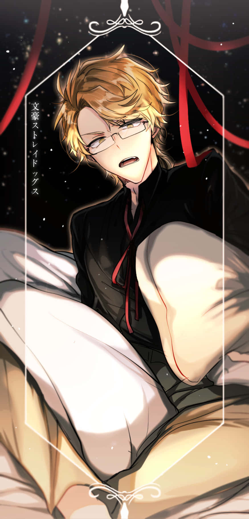 Kunikida, blonde anime boy, glasses, HD Phone Wallpaper