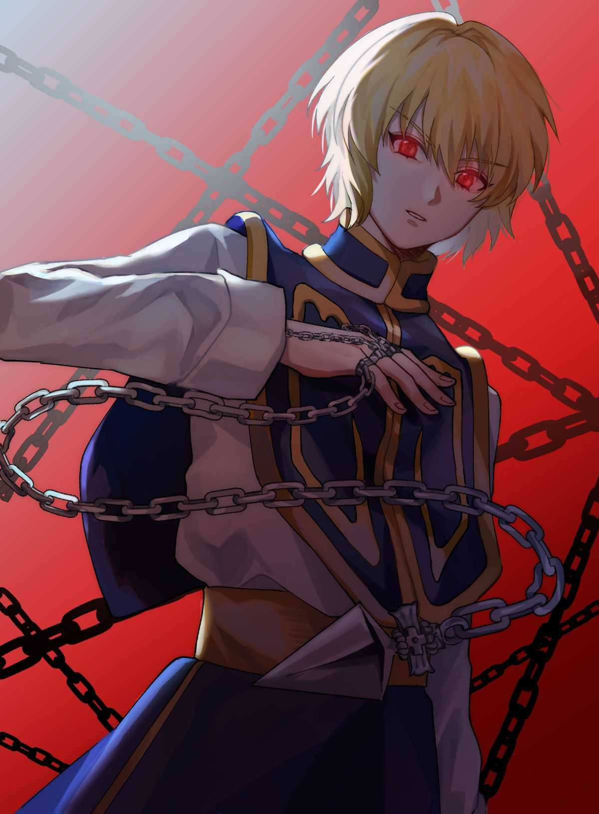 Kurapika, dowsing chain, blonde anime boy, HD Phone Wallpaper