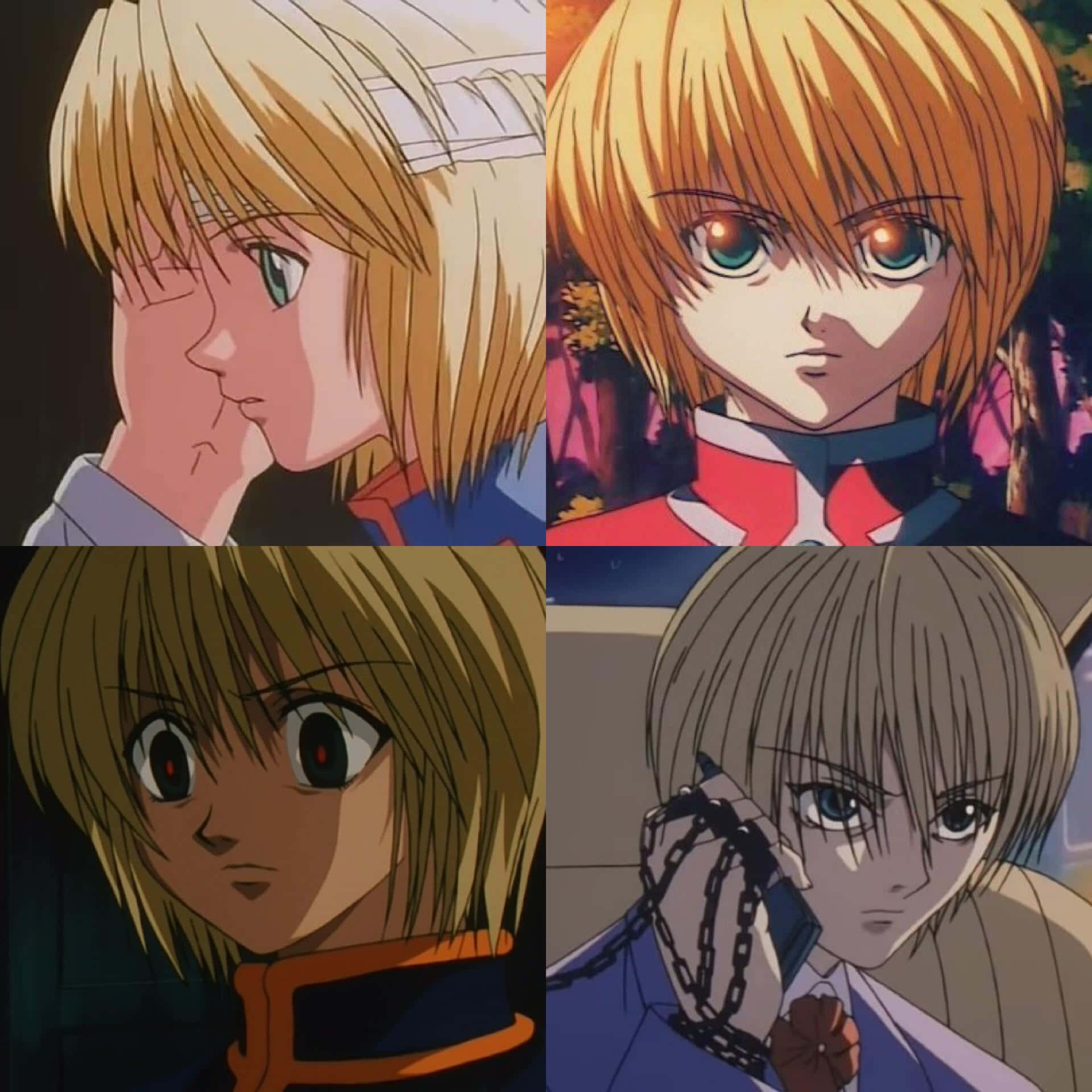 Kurapika, anime characters, close-up portraits, Full HD Desktop Wallpaper