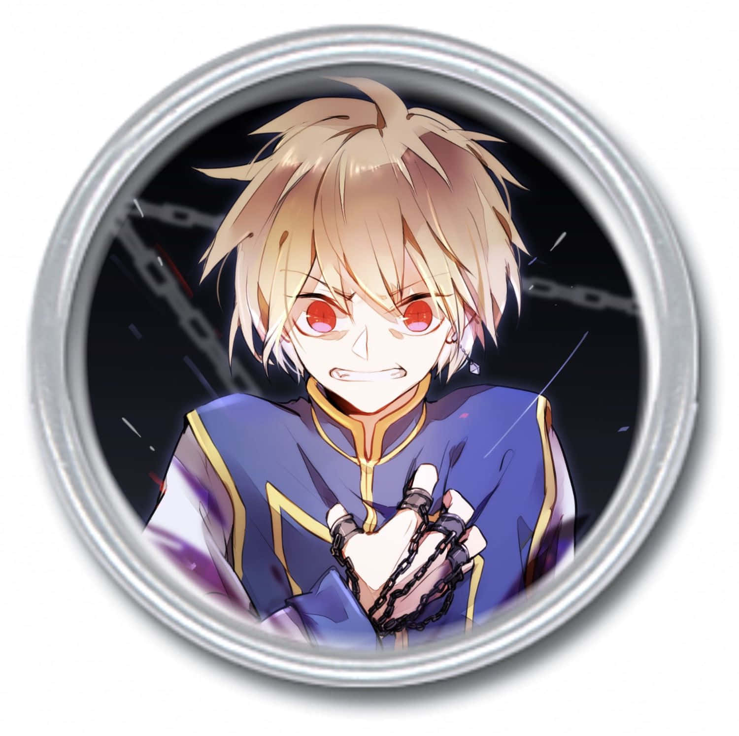 Kurapika, blonde hair, red eyes, HD Desktop Wallpaper